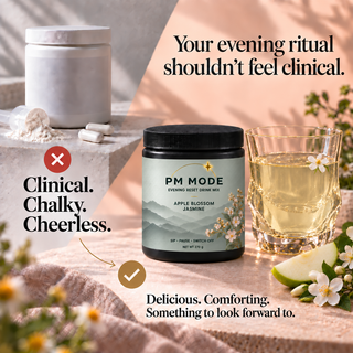 PM MODE Apple Blossom Jasmine Magnesium + L-Theanine Drink Mix