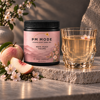 PM MODE White Peach Oolong Magnesium + L-Theanine Drink Mix