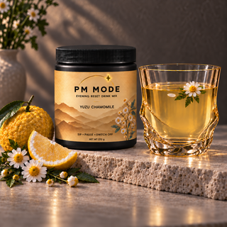 PM MODE Yuzu Chamomile Magnesium + L-Theanine Drink Mix